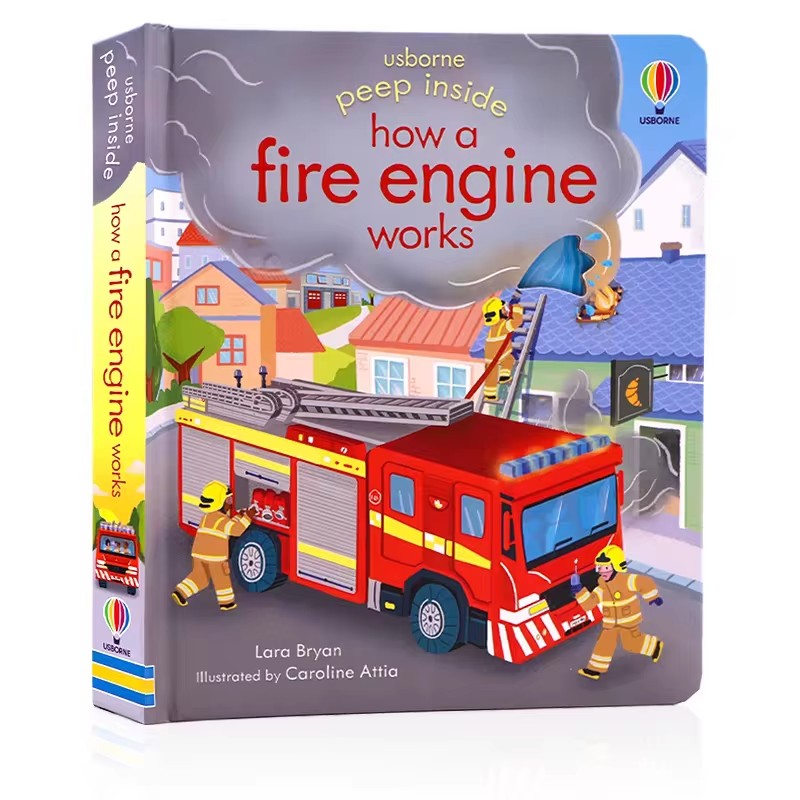 Kids Education And You - Usborne Peep Inside How A Fire