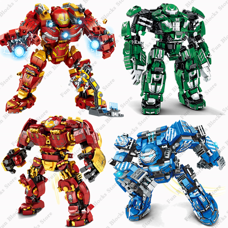 Kids Education Movies - Model Marvel superhero IRON Hulkbuster War