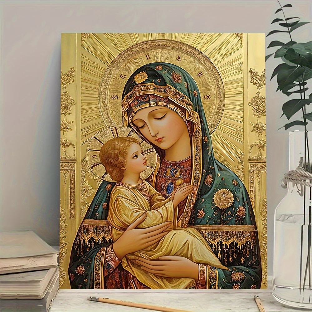 Kids Education Help - Puzzle Jigsaw Ikon Bunda Maria Penolong