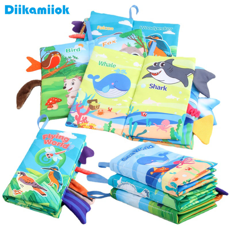 Kids Early Education Books - Buku Kain Bayi Baru Pelatihan Visual