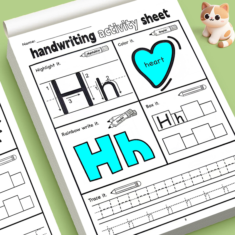 Kids Education Steps - Buku Kerja Edukatif Menulis Huruf ABC