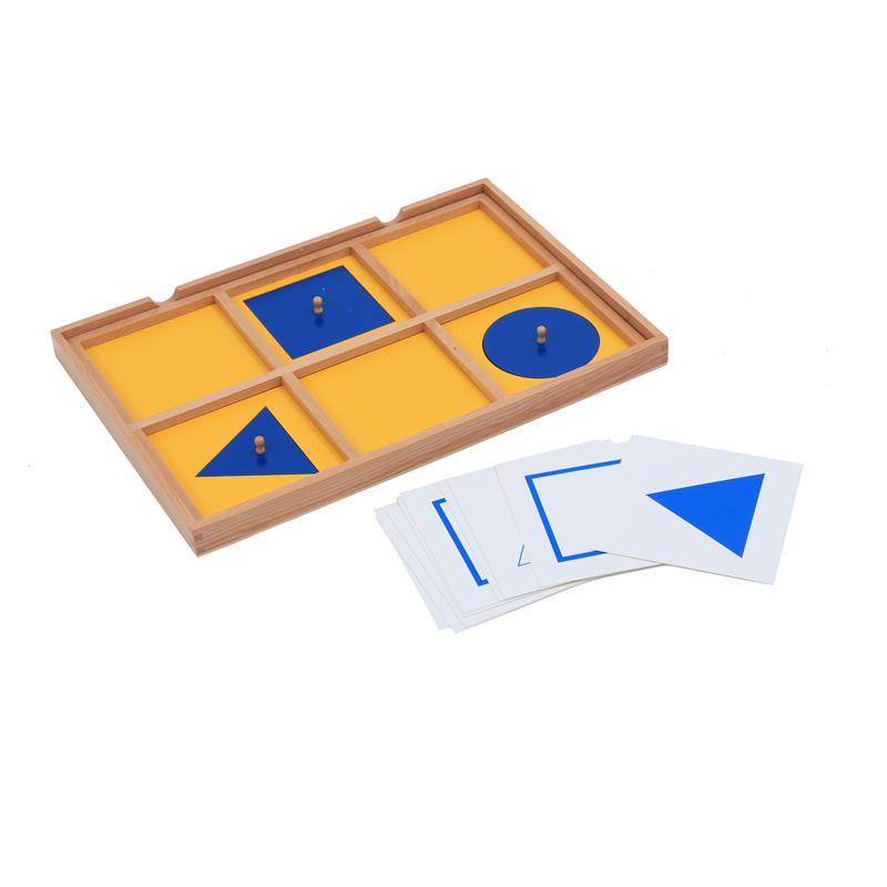 Kids Education Tools - Mainan Sensorik Montessori Baki Demonstrasi Geometris