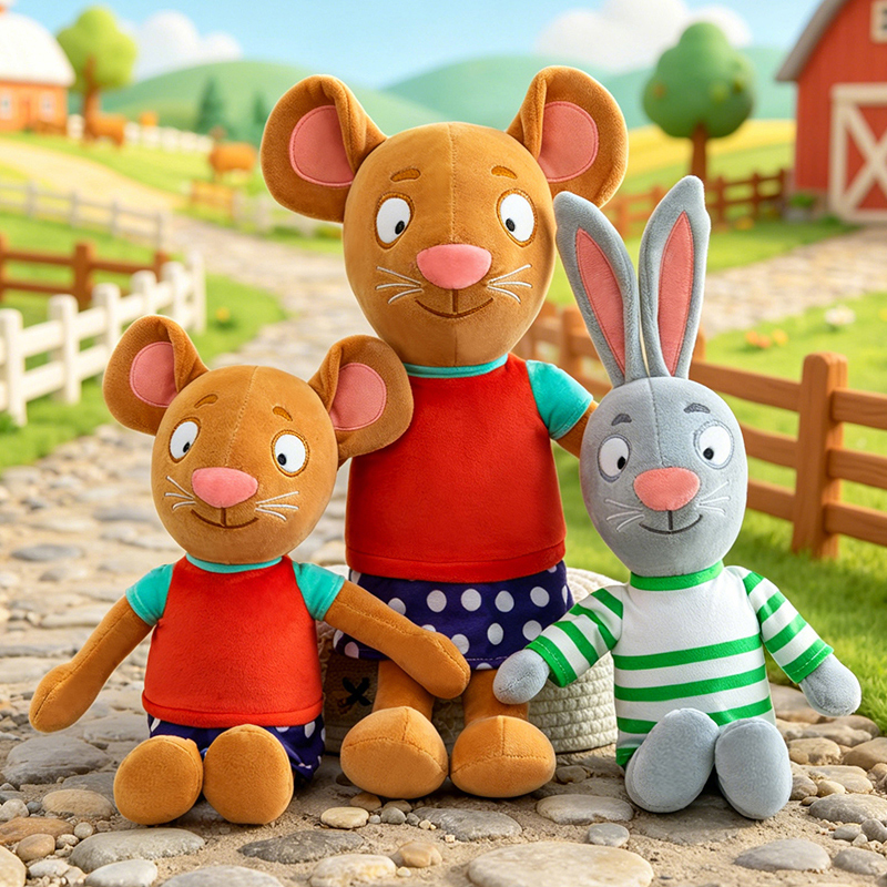 Boneka Plush Kawaii Pip dan Po - Kids Education Movies ulasan dan harga