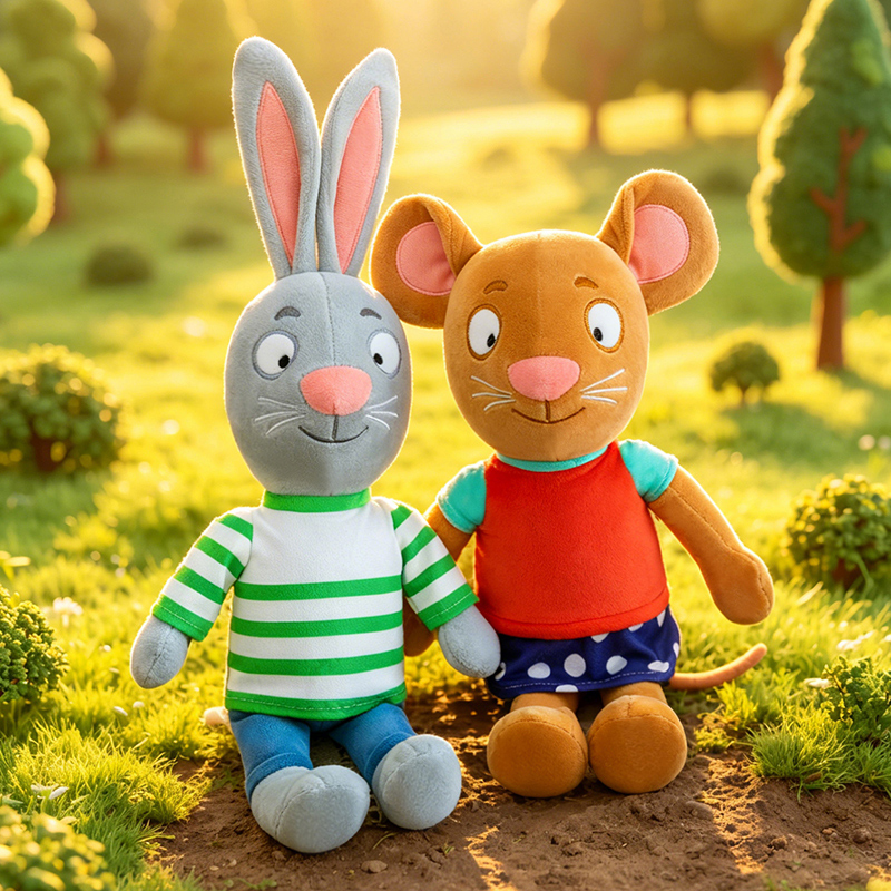 Boneka Plush Kawaii Pip dan Po - Kids Education Movies ulasan dan harga