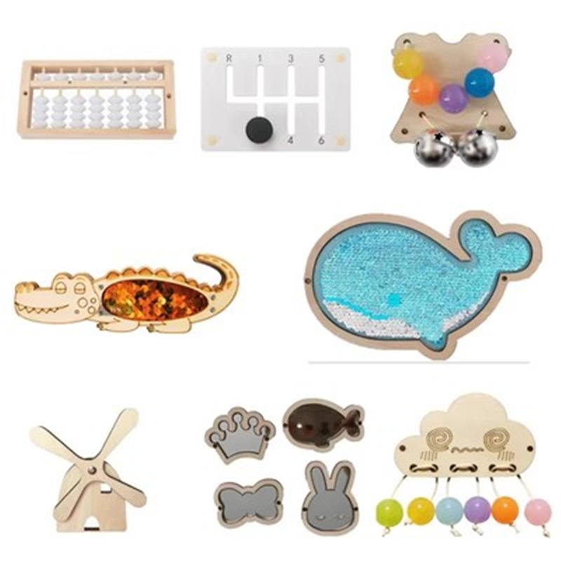 Mainan kayu Montessori mainan  - Kids Educational Box ulasan dan harga