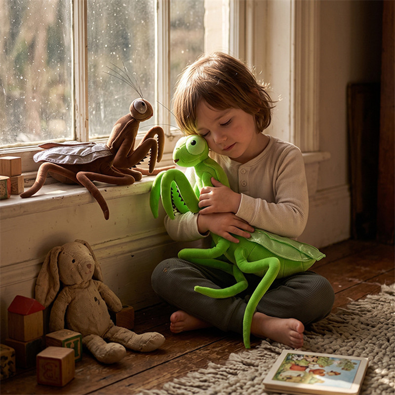Boneka Mantis Berbulu Lembut M - Kids Education Movies ulasan dan harga