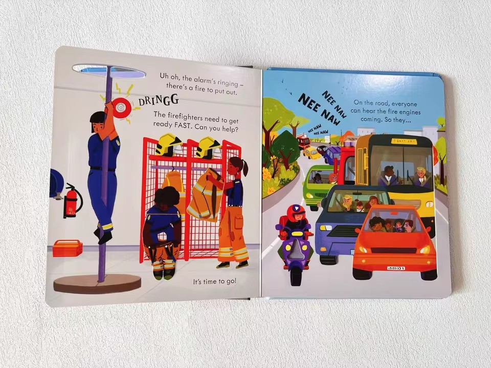 Usborne Peep Inside How A Fire - Kids Education And You ulasan dan harga