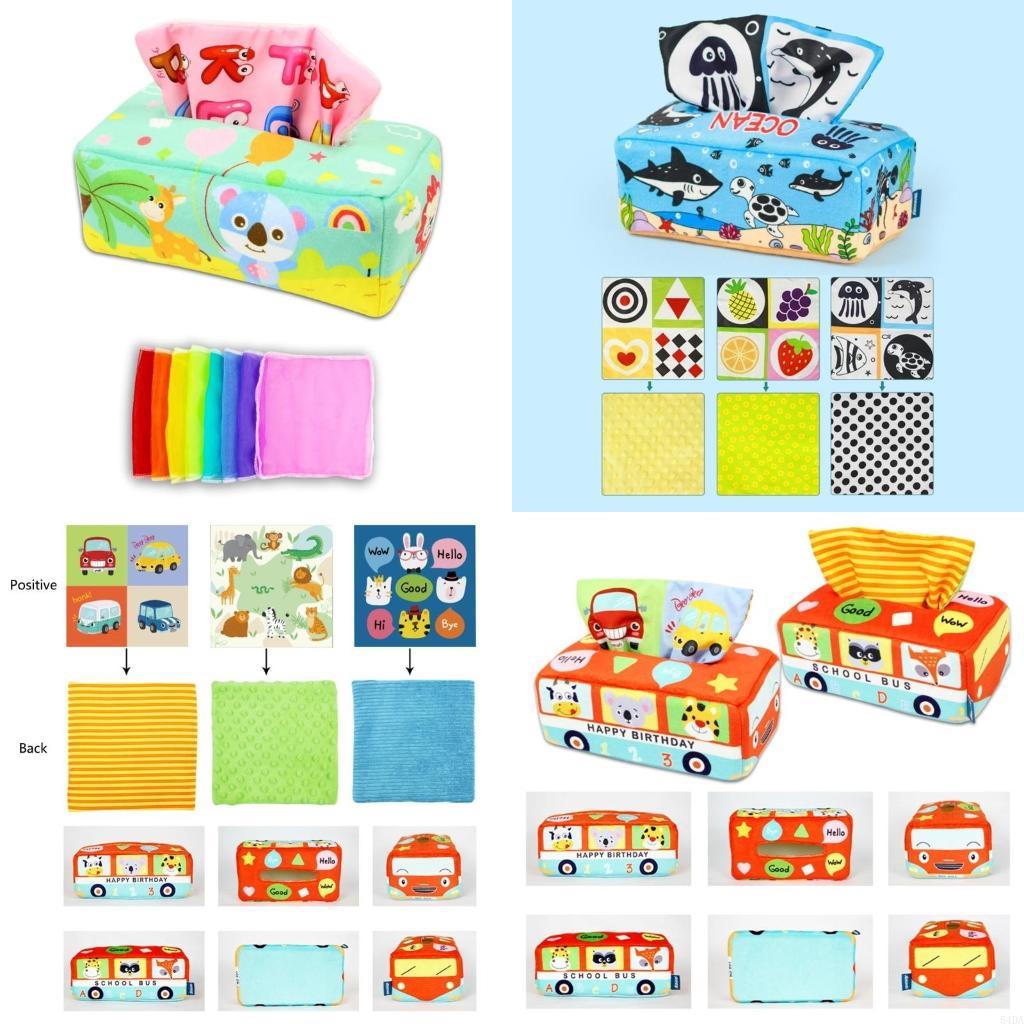 54DA Kotak Tisu Tarik Sensorik - Kids Educational Box ulasan dan harga
