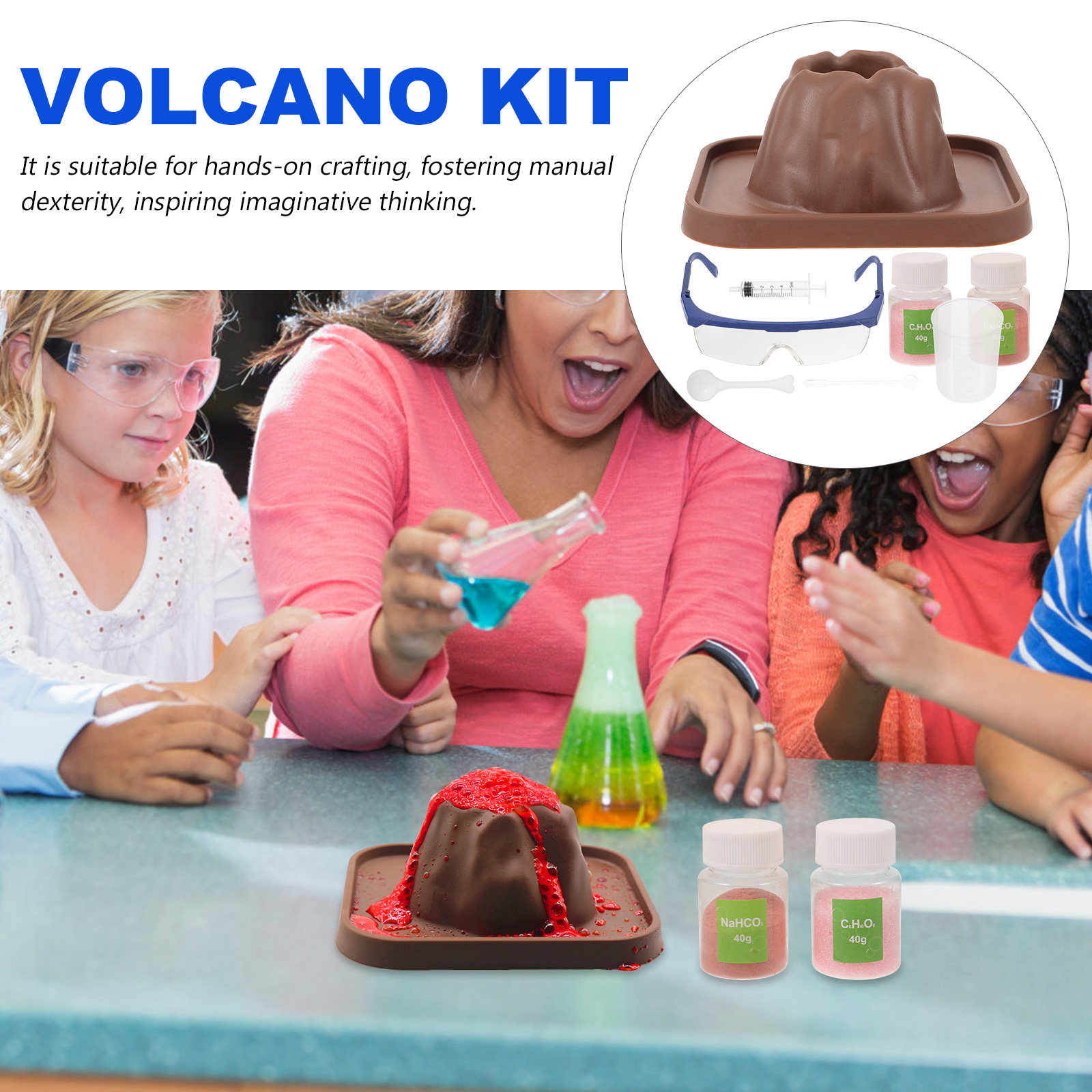 1 Set Kit Sains Percobaan Letu - Science Kit Volcano ulasan dan harga