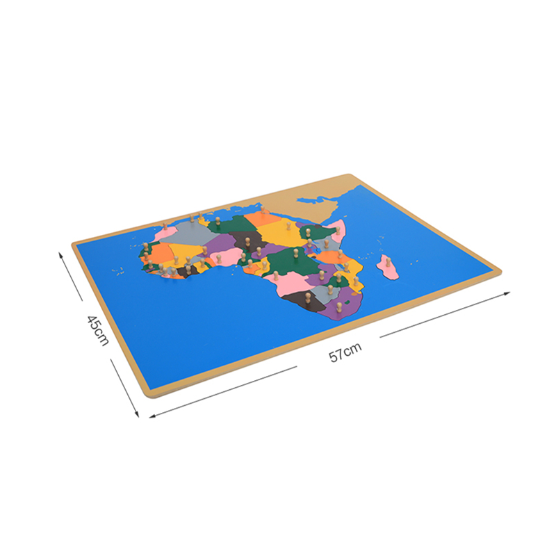 Puzzle Peta Kayu Afrika Montes - Kids Education Tools ulasan dan harga