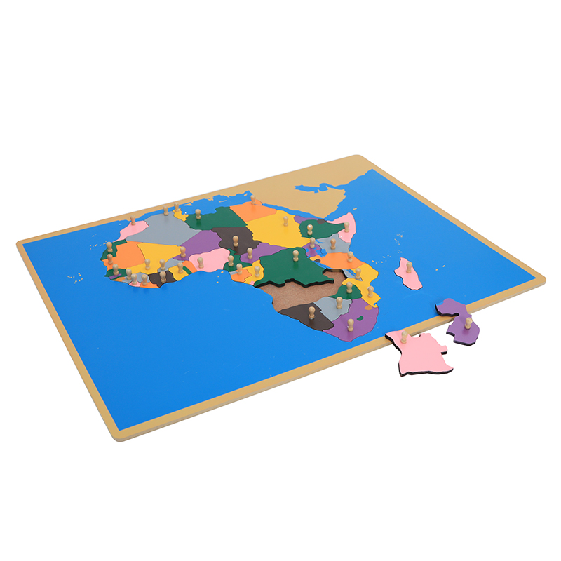 Puzzle Peta Kayu Afrika Montes - Kids Education Tools ulasan dan harga