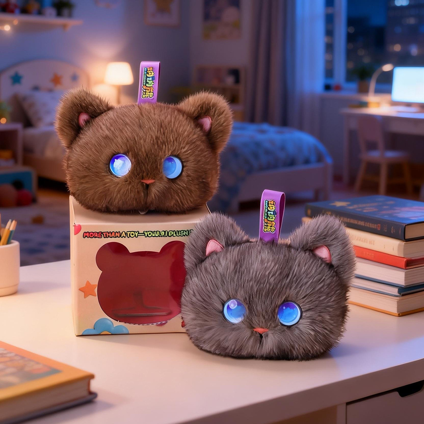 Mainan Kucing Boneka AI Tobot, - Kids Education And You ulasan dan harga