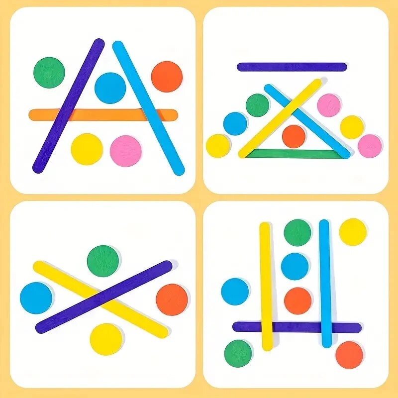 Mainan anak, tongkat pelangi,  - Kids Educational Box ulasan dan harga