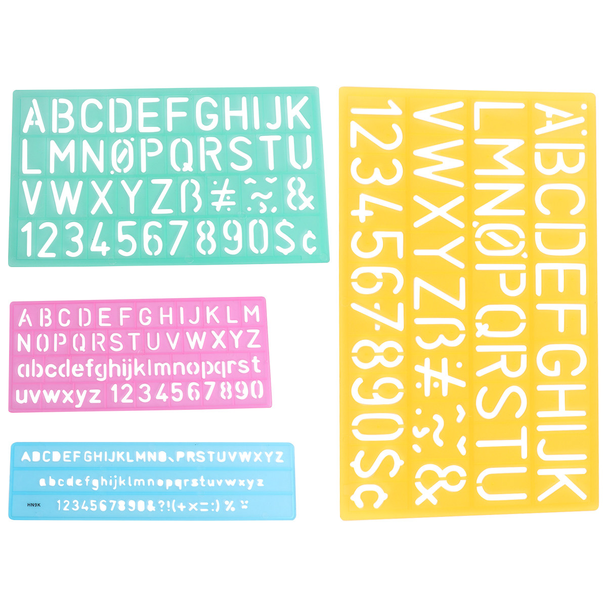 4 Buah Penggaris Grafiti Plast - Kids Education Drawing ulasan dan harga
