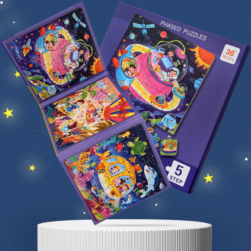 Puzzle Kayu Magnetik Anak-anak - Kids Educational Box ulasan dan harga
