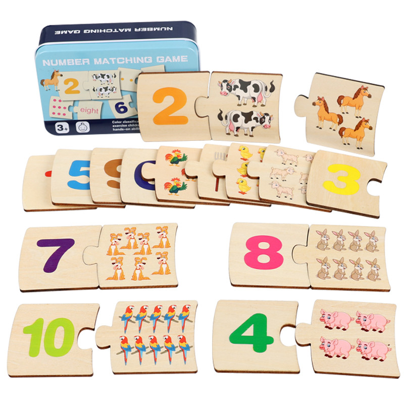 Papan Puzzle Kayu Bentuk Hewan - Kids Educational Box ulasan dan harga
