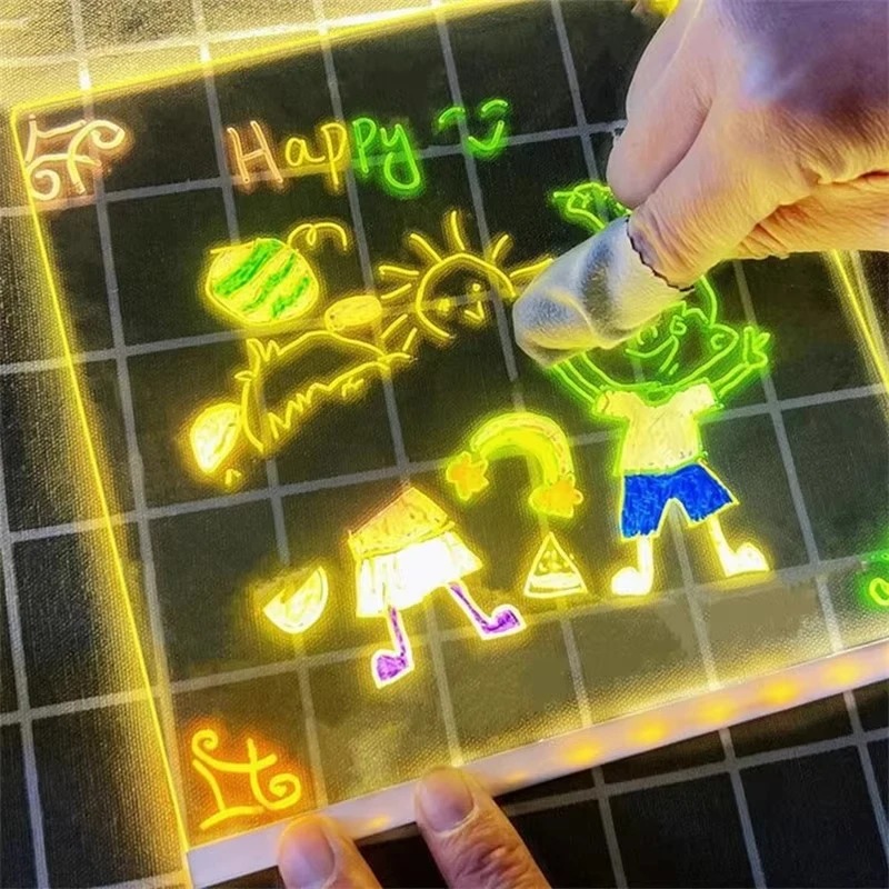 Papan Gambar Anak Magic Glow:  - Kids Education Drawing ulasan dan harga