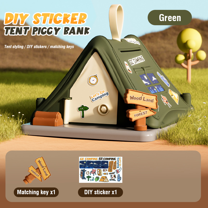 Mainan Celengan Bergaya Tenda  - Kids Education Help ulasan dan harga