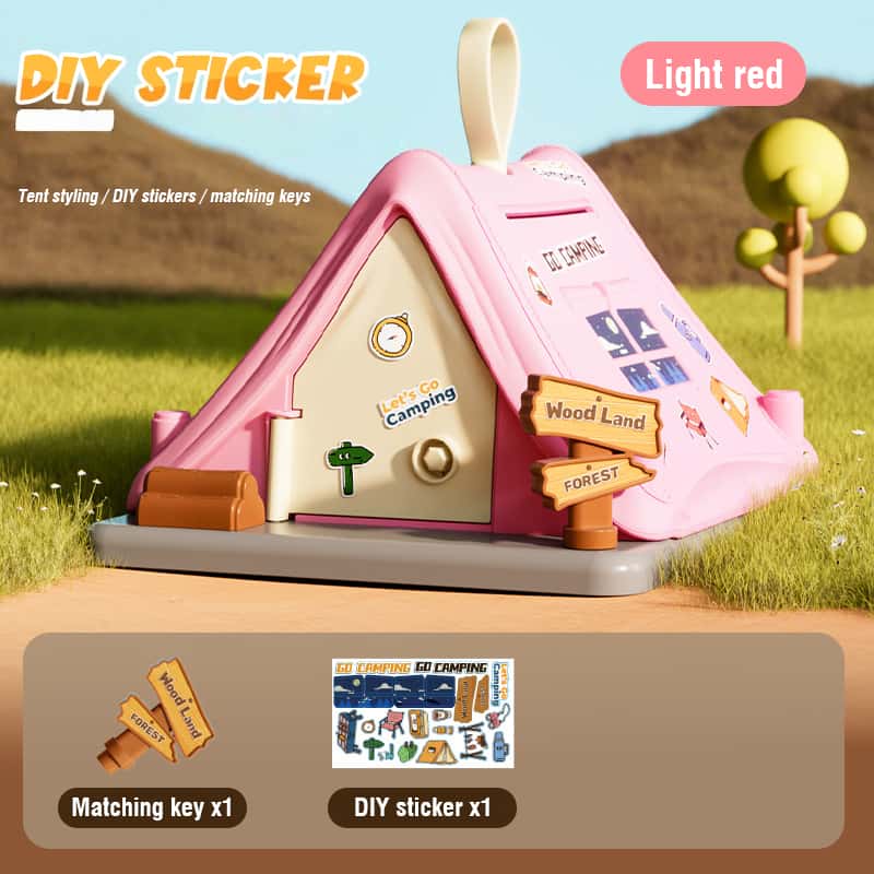 Mainan Celengan Bergaya Tenda  - Kids Education Help ulasan dan harga