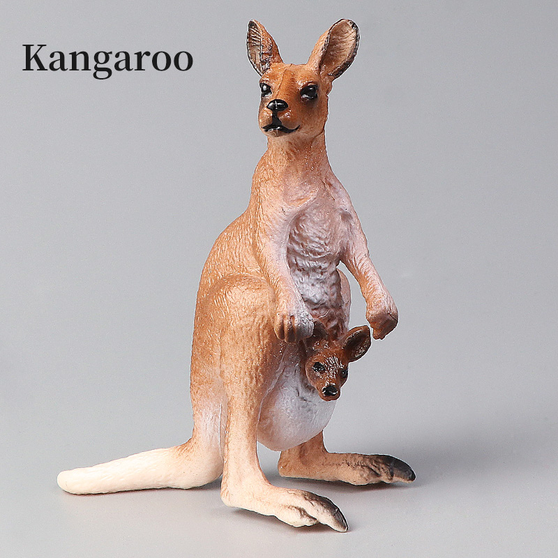 Set Figur Aksi Hewan Simulasi  - Kangaroo Kids Education ulasan dan harga