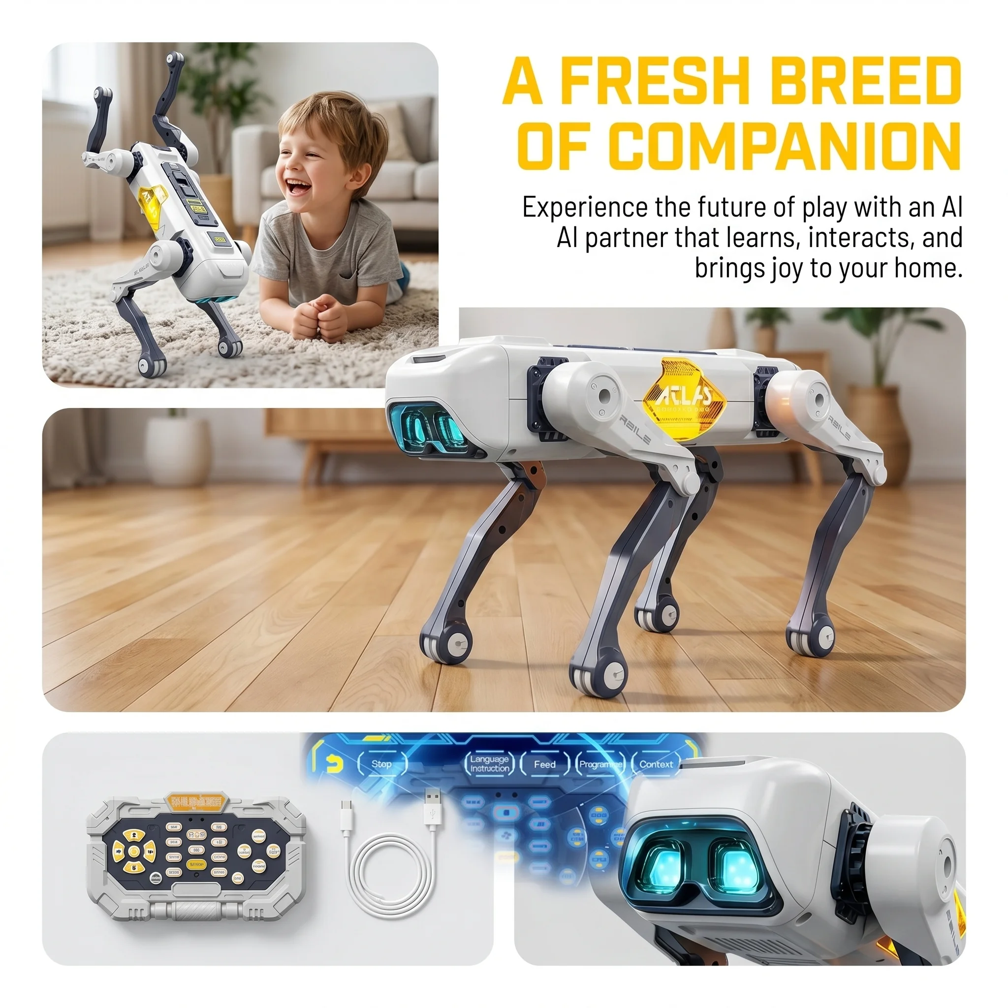 Robot Anjing Pintar AI, Kontro - Kids Education And You ulasan dan harga