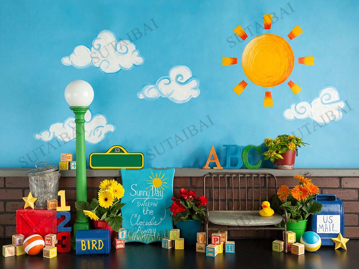 ABC Latar Belakang Fotografi K - Background For Kids Education ulasan dan harga