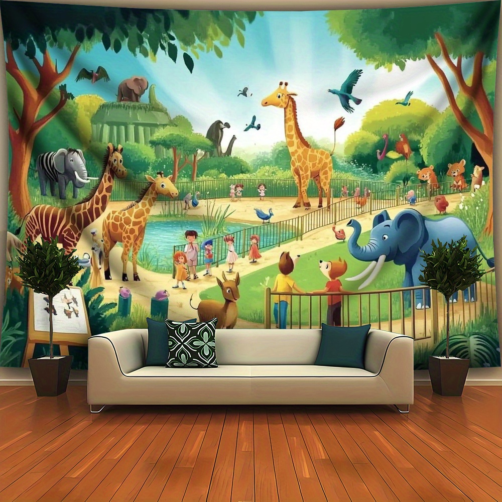1 Buah Permadani Ruang Bermain - Background For Kids Education ulasan dan harga